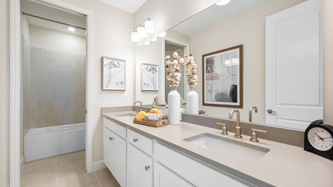 Representative furnished interior of a home built from the Tortola by Taylor Morrison in Hammock at Two Rivers, Zephyrhills (Image 23).