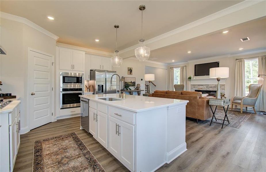 Furnished interior view inside a new home in Crofton Place Enclave, Snellville (Image 32).