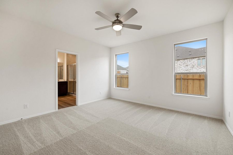 Spacious, unfurnished interior of a new home in Retreat at San Gabriel, Georgetown (Image 27). Spacious, unfurnished interior of a new home in Retreat at San Gabriel, Georgetown (Image 27).
