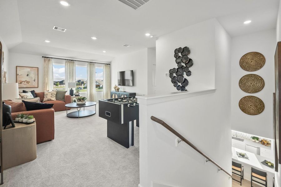 Furnished interior view inside a new home in Synova, Crosby (Image 12).