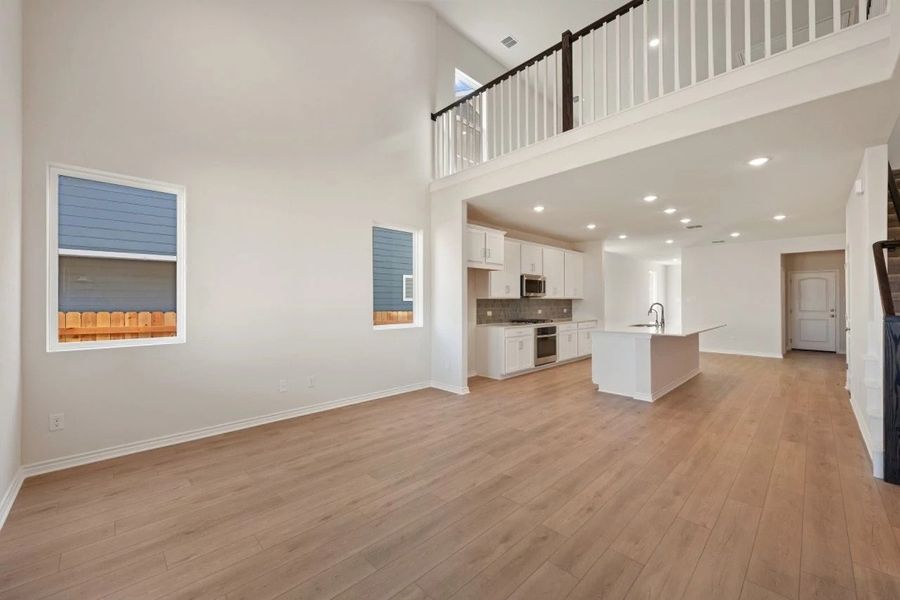 Spacious, unfurnished interior of a new home in Lariat, Liberty Hill (Image 36). Spacious, unfurnished interior of a new home in Lariat, Liberty Hill (Image 36).