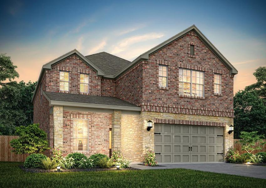 The Twinberry is a beautiful two-story home.