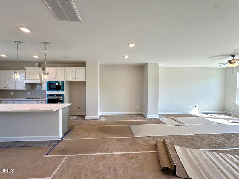 In-progress construction of a new home in Forestville Yard Townhomes, Knightdale, NC (Image 10).