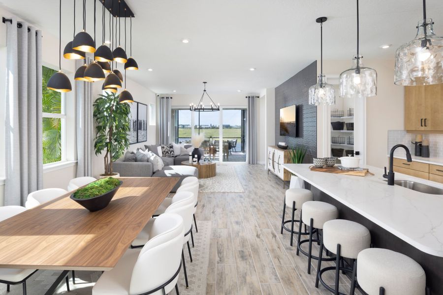 Representative furnished interior of a home built from the Sandstone by Mattamy Homes in Brightmore at Wellen Park, Venice (Image 5).