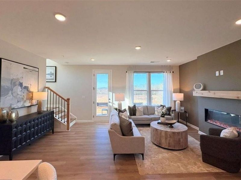Furnished interior view inside a new home in Hemingway, Cumming (Image 5).
