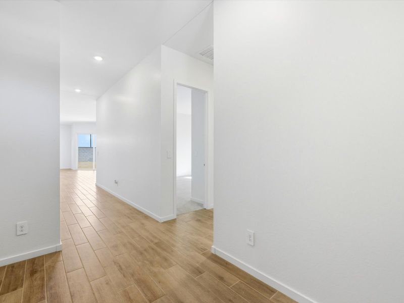Spacious, unfurnished interior of a new home in Abel Ranch Signature Series, Goodyear (Image 9). Spacious, unfurnished interior of a new home in Abel Ranch Signature Series, Goodyear (Image 9).