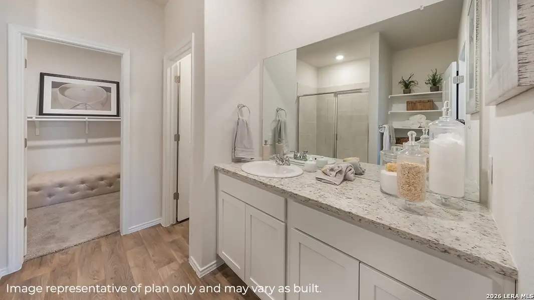 Furnished interior view inside a new home in Stonehill, San Antonio (Image 18).