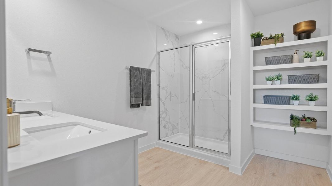 Furnished interior view inside a new home in Emberly, Beasley (Image 15).