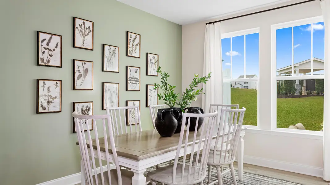 Furnished interior view inside a new home in Spring Village Townhomes, Angier (Image 4).