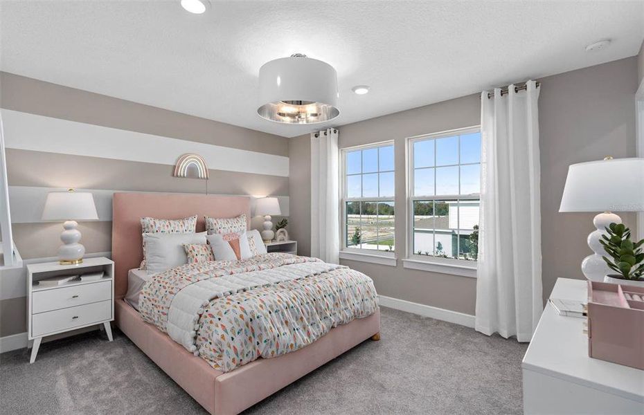 Furnished interior view inside a new home in Sunrise Estates, West Melbourne (Image 28).