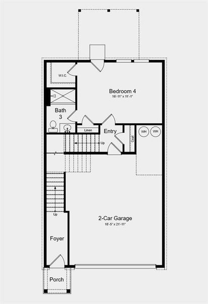 2D floor plan layout of this home in Rosewood Farm, Lawrenceville, GA (Image 2). 2D floor plan layout of this home in Rosewood Farm, Lawrenceville, GA (Image 2).