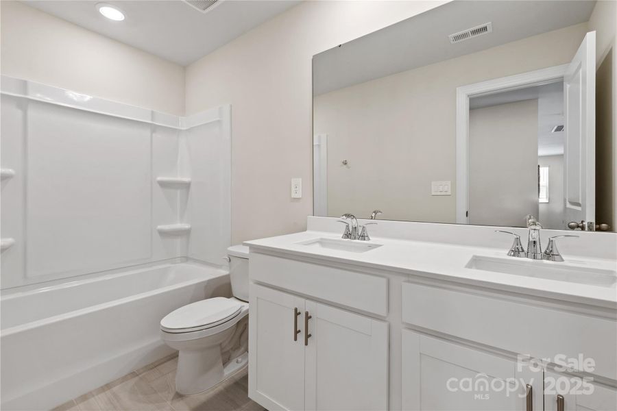 Furnished interior view inside a new home in Sutter's Mill, Mooresville (Image 17). Furnished interior view inside a new home in Sutter's Mill, Mooresville (Image 17).