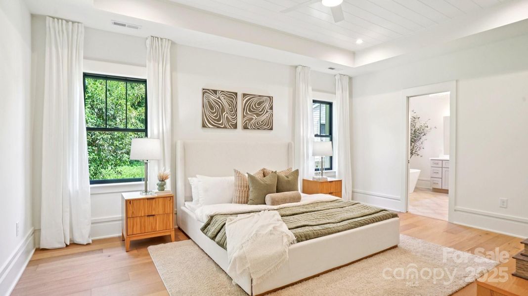 Furnished interior view inside a new home in , Charlotte (Image 12).