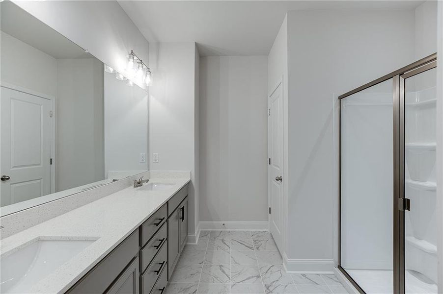 Furnished interior view inside a new home in , Sugar Hill (Image 11). Furnished interior view inside a new home in , Sugar Hill (Image 11).