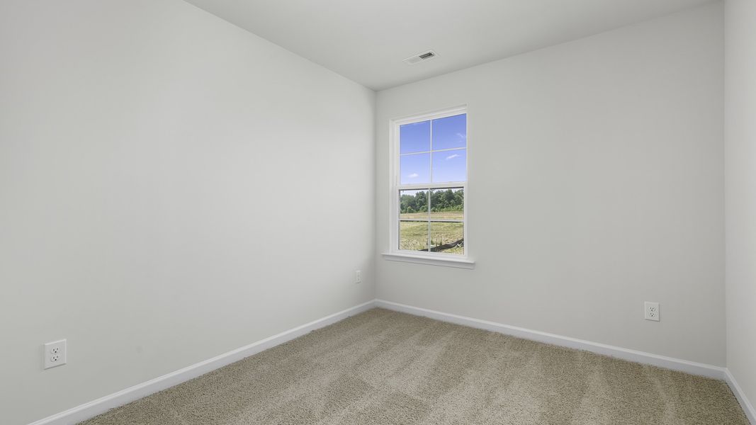 Spacious, unfurnished interior of a new home in The Gables at Edinborough Townes, Gibsonville (Image 15). Spacious, unfurnished interior of a new home in The Gables at Edinborough Townes, Gibsonville (Image 15).