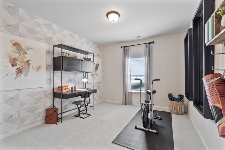 Furnished interior view inside a new home in Franklin Manor, Lawrenceville (Image 14).