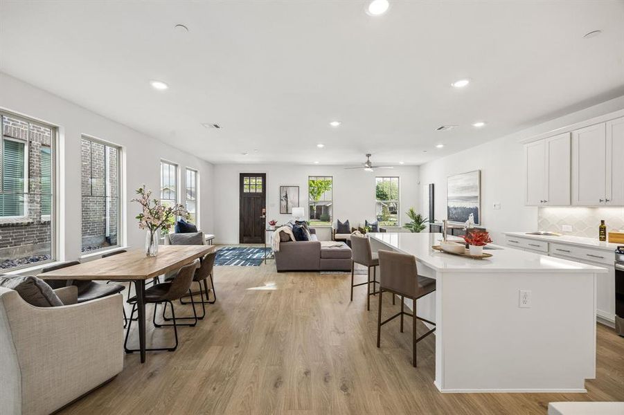 Welcome into your beautiful, light filled new lock and leave lifestyle home featuring a main floor layout perfect for entertaining!