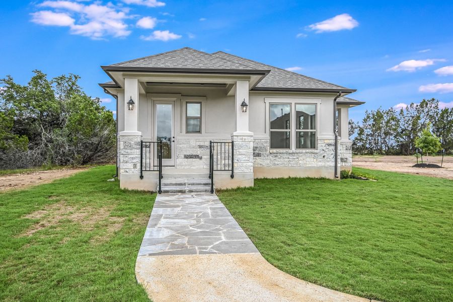 Representative exterior details of a home built from the Casita by Giddens Homes in Whispering Wind, Bertram (Image 41).