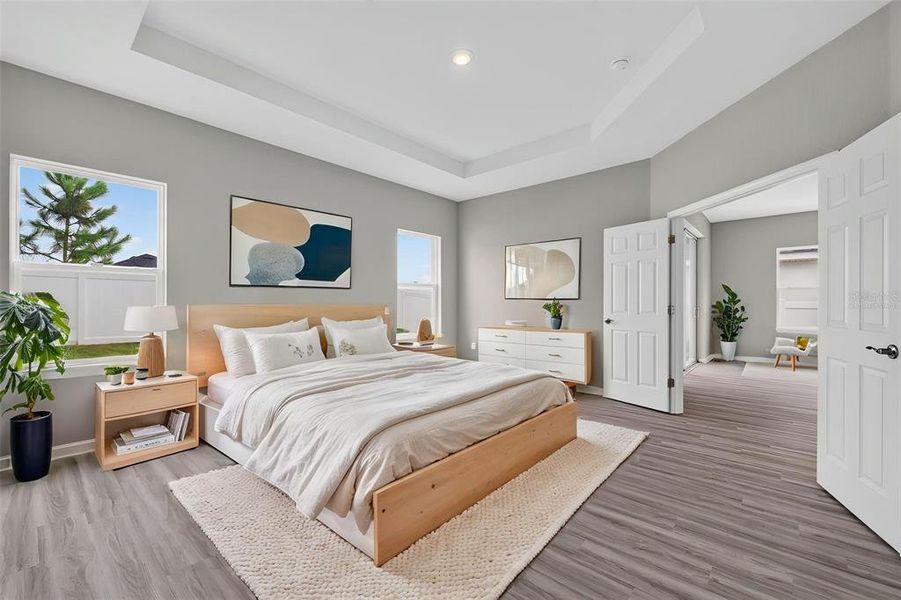 Furnished interior view inside a new home in , Davenport (Image 42).