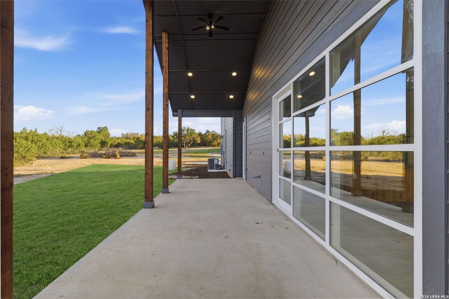 Exterior details and patio area of a home in , Fischer (Image 4).