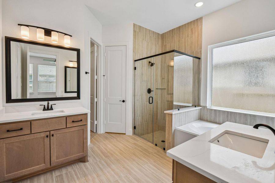 Furnished interior view inside a new home in Artavia, Conroe (Image 7).