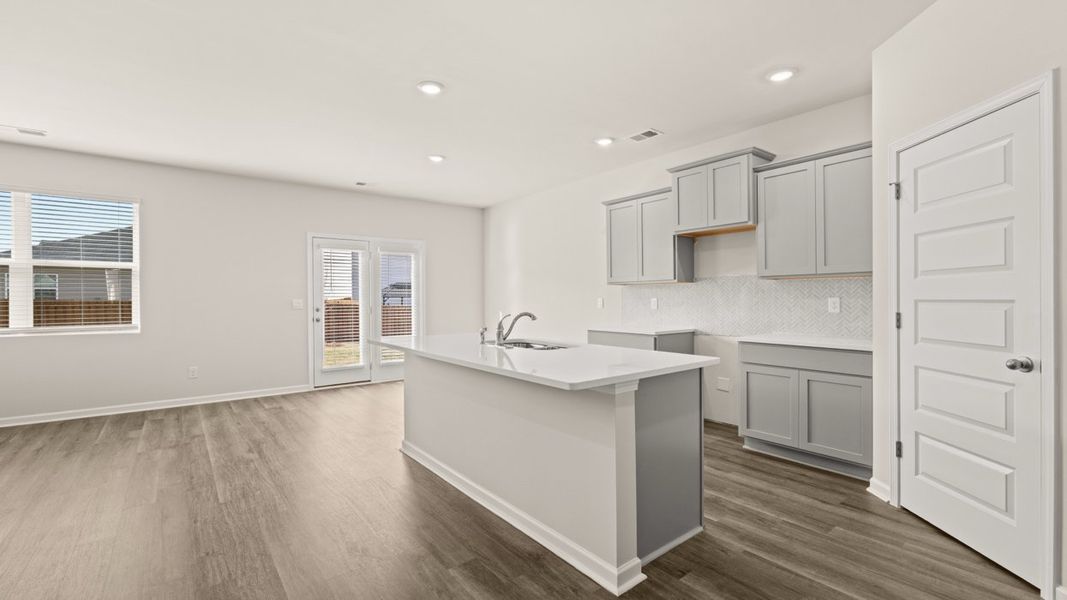 Representative furnished interior of a home built from the Hayden by D.R. Horton in Locust Grove Station - Cedar Ridge, Locust Grove (Image 5).
