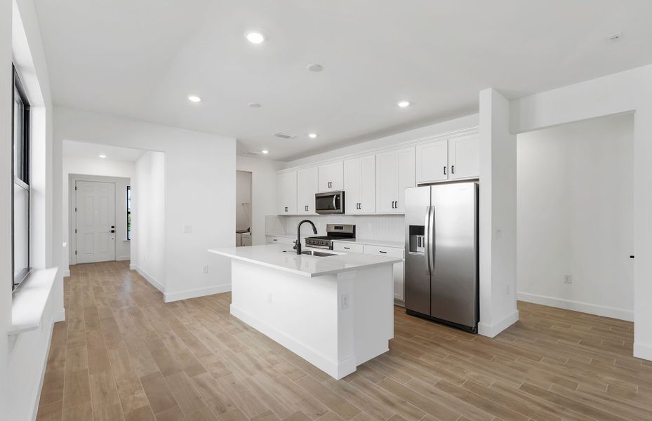 Furnished interior view inside a new home in Terreno, Naples (Image 7).