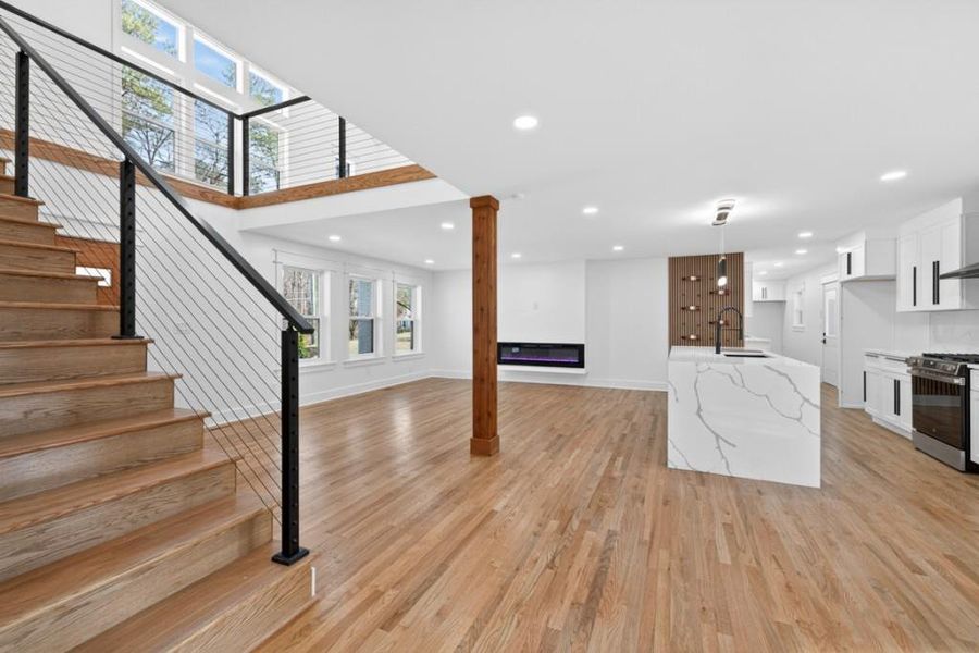 Furnished interior view inside a new home in , Norcross (Image 11).