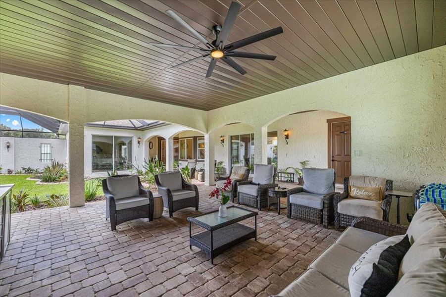 Exterior details and patio area of a home in , Ocala (Image 32).