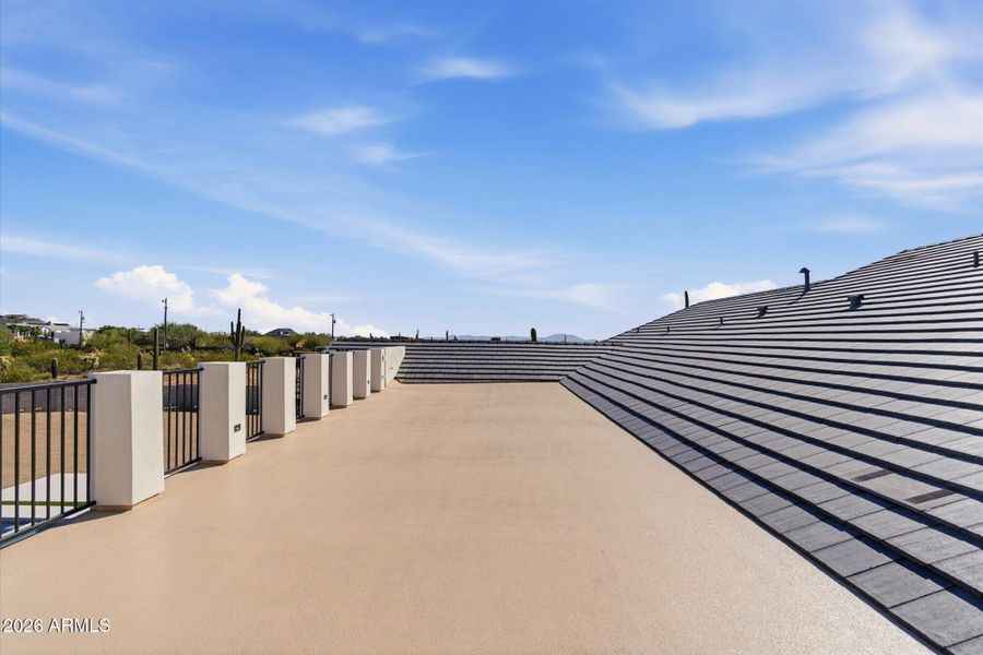 Rooftop Deck with Mountain Views Rooftop Deck with Mountain Views