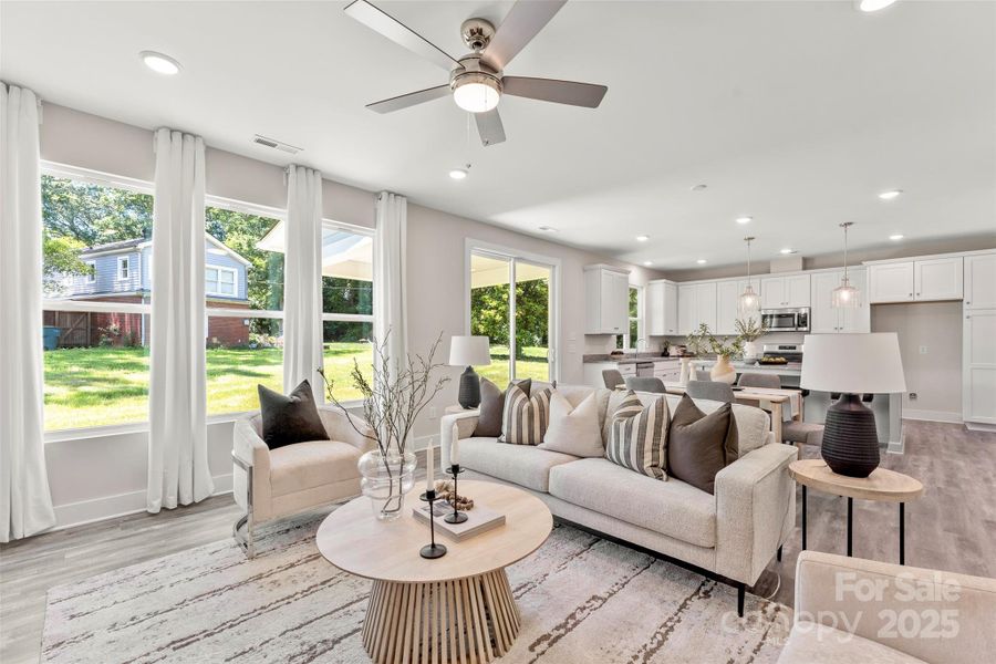 Furnished interior view inside a new home in , Gastonia (Image 14).