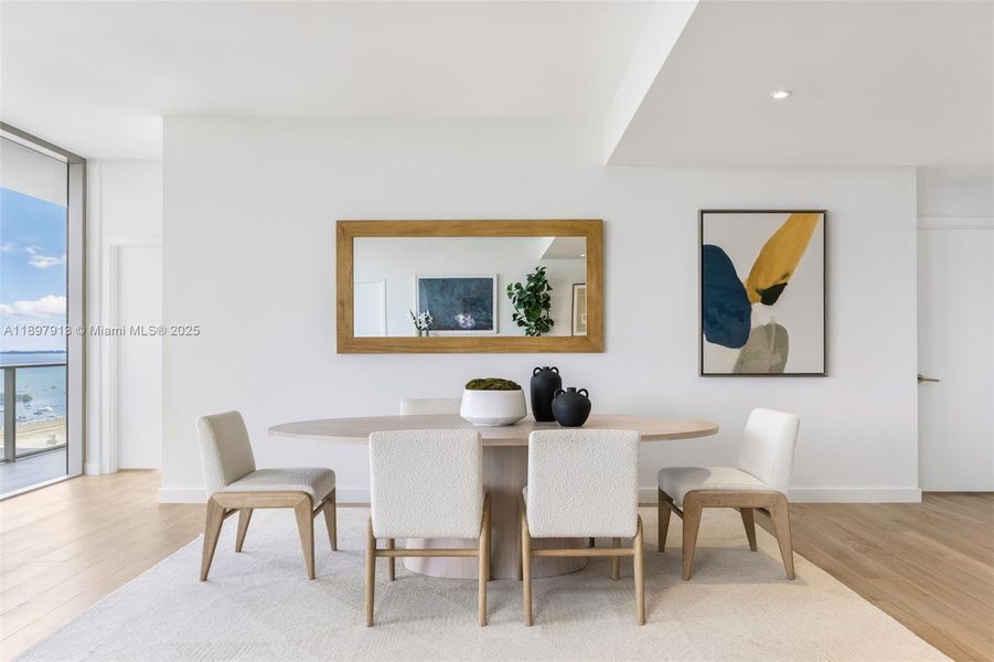 Furnished interior view inside a new home in Mr. C Residences, Miami (Image 11).