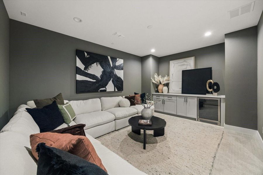 Furnished interior view inside a new home in , Houston (Image 15).