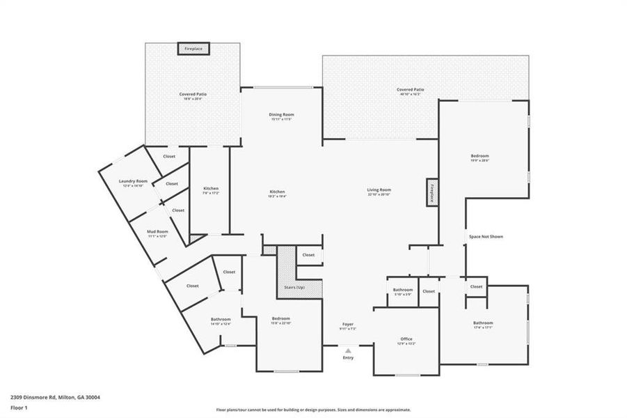 2D floor plan layout of this home in , Alpharetta, GA (Image 6).