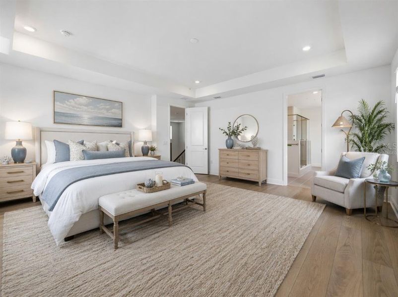 Furnished interior view inside a new home in Creeks Edge at Twin Rivers, Parrish (Image 20).
