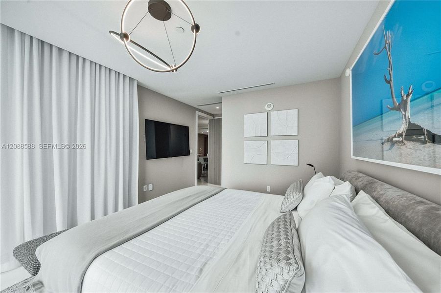Furnished interior view inside a new home in , Miami (Image 5).