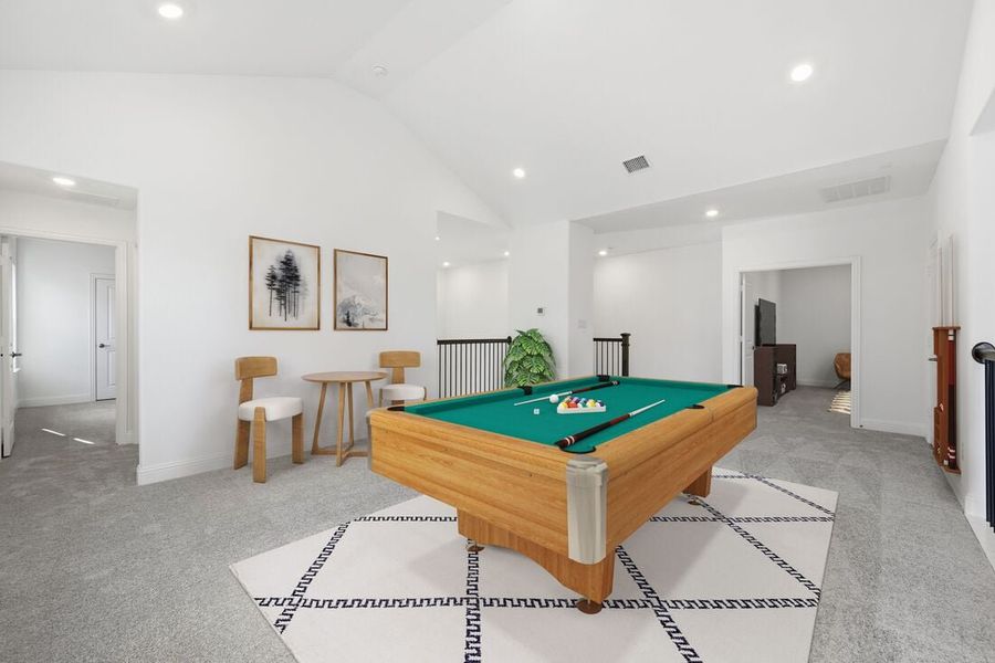 Representative furnished interior of a home built from the Sonoma by Taylor Morrison in The Ranch at Uptown Celina 55s, Celina (Image 10).