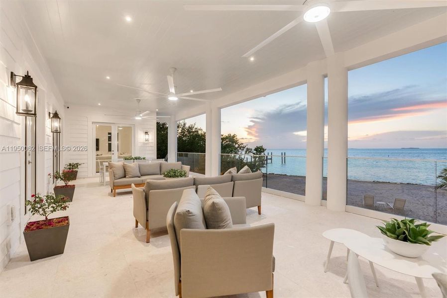 Furnished interior view inside a new home in , Islamorada, Village of Islands (Image 46).