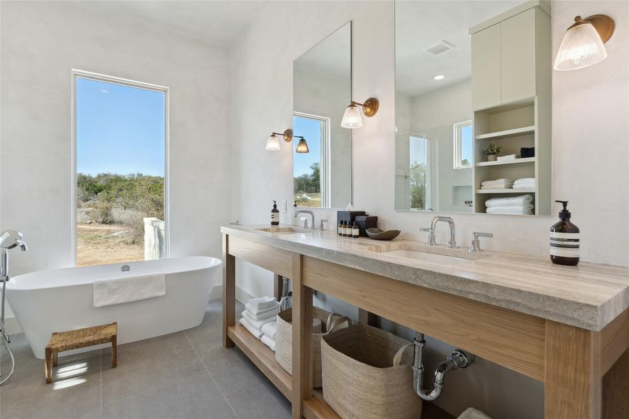 Furnished interior view inside a new home in , Spicewood (Image 4).