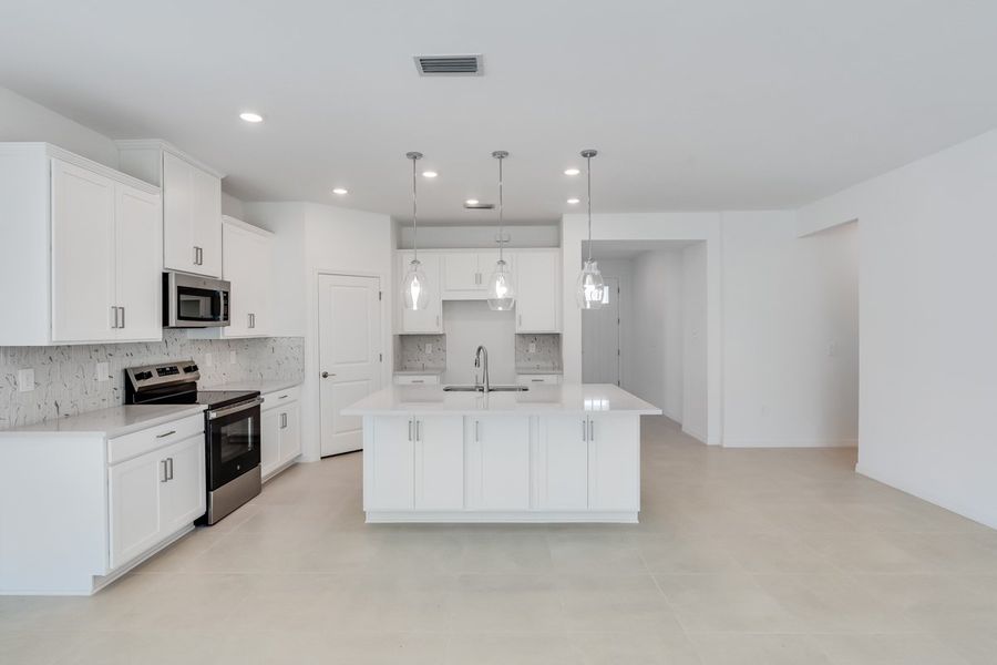 Furnished interior view inside a new home in Palms at Coasterra, Palmetto (Image 2).