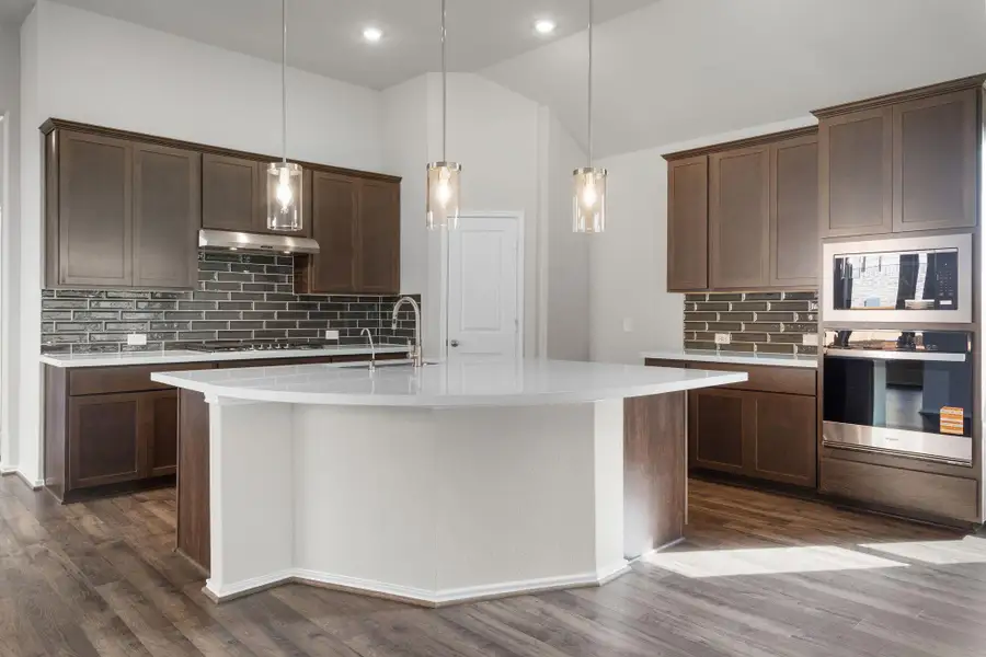 Furnished interior view inside a new home in Dunham Pointe 50', Cypress (Image 11).