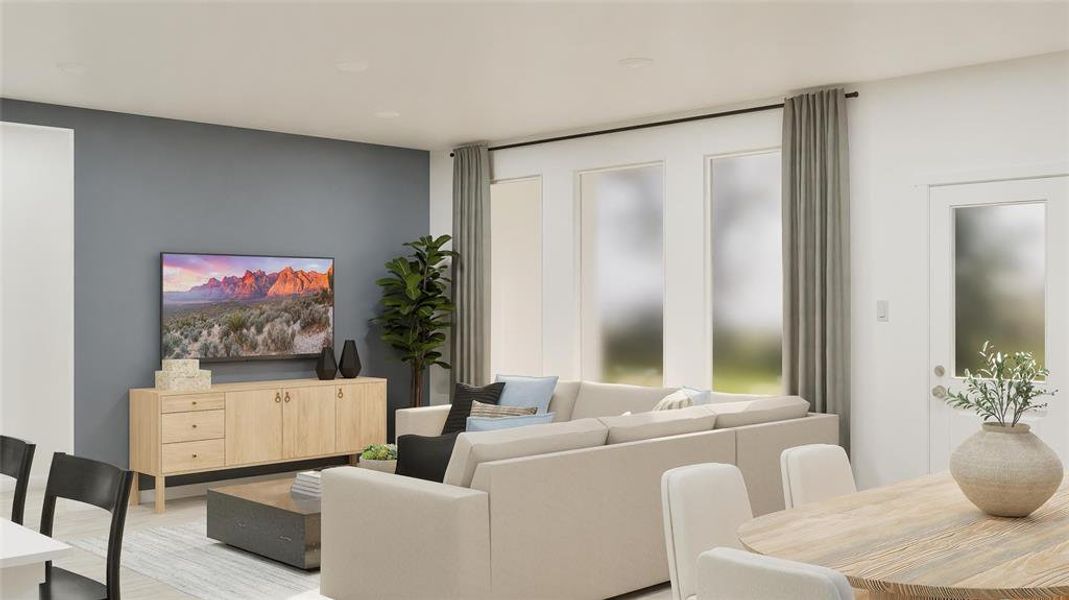 Furnished interior view inside a new home in Solterra, Mesquite (Image 20).