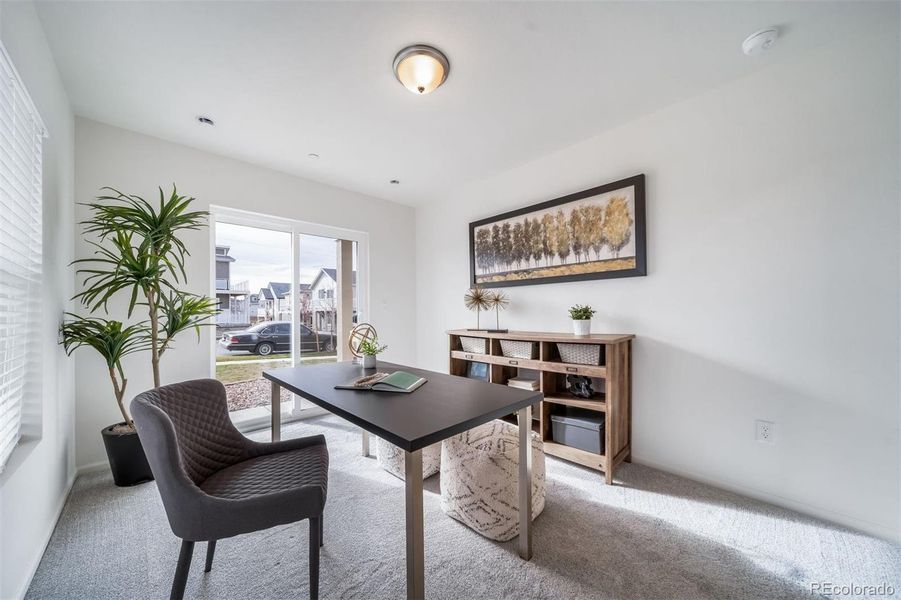 Furnished interior view inside a new home in , Commerce City (Image 7).