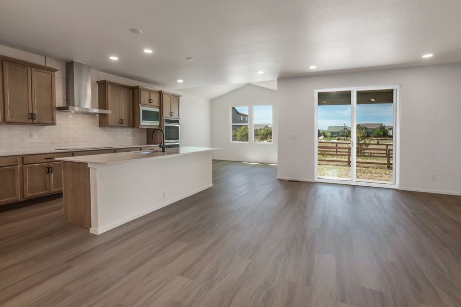 Representative unfurnished interior of a home built from the Morrison by Hartford Homes in Trailside, Timnath (Image 32).