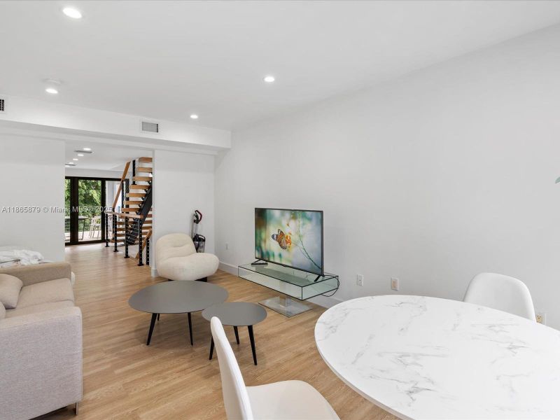 Furnished interior view inside a new home in , Miami Beach (Image 10). Furnished interior view inside a new home in , Miami Beach (Image 10).