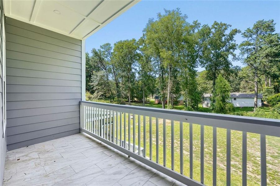 Exterior details and patio area of a home in , Atlanta (Image 18).