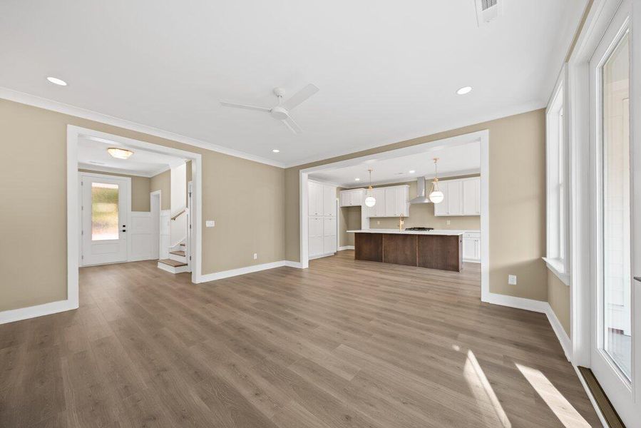 Spacious, unfurnished interior of a new home in , Awendaw (Image 20).