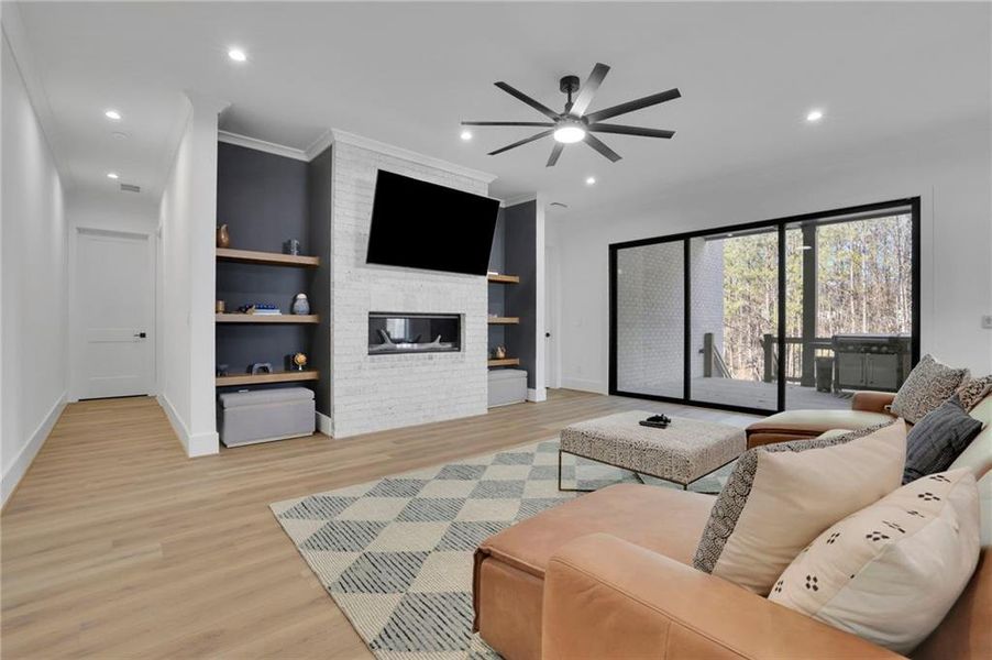 Furnished interior view inside a new home in , Acworth (Image 52). Furnished interior view inside a new home in , Acworth (Image 52).