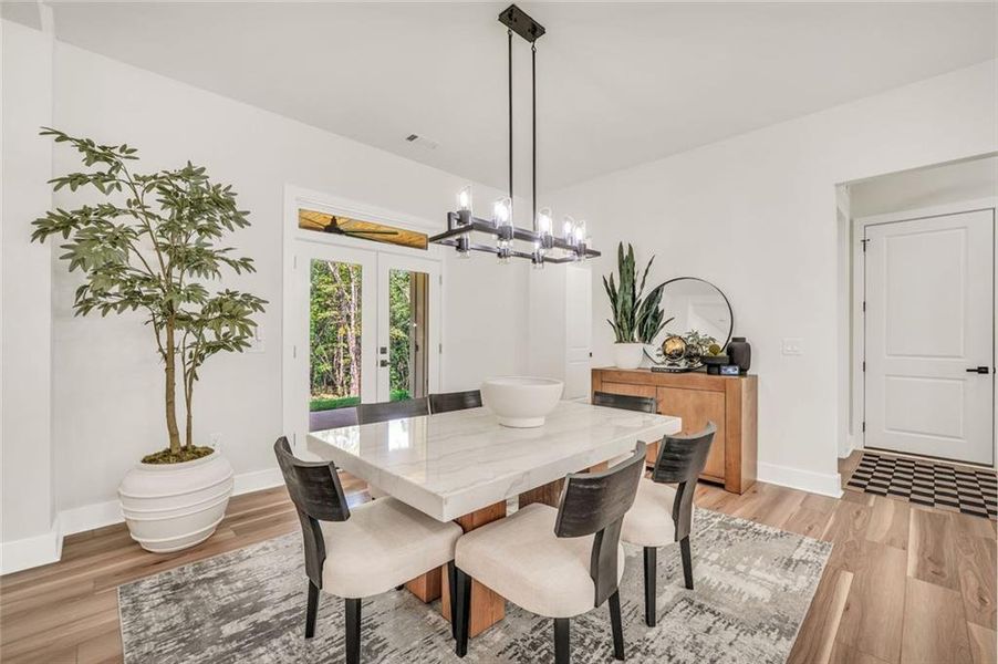 Furnished interior view inside a new home in , Winston (Image 15).