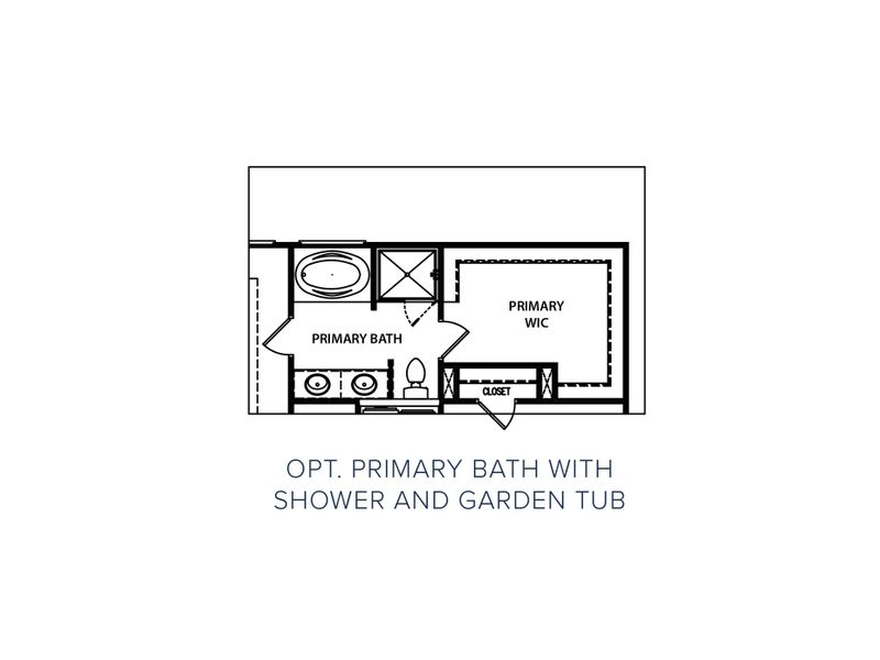 2D floor plan layout for the The Preston by My Home Communities in Ellington Farms, Statham, GA (Image 5).